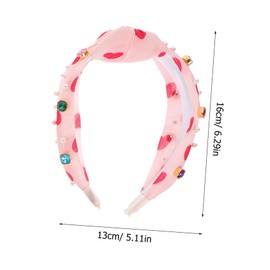 minkissy 3pcs Women's Fashion Headband Winter Heart Valentine Knotted Wide Hair Band