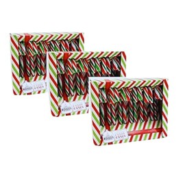 Bonds Mint Candy Canes 12 Pack 144g Pack of 3-36 Canes- Treat or Tree Decoration
