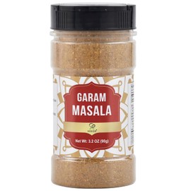 Soeos Garam Masala, 3.2 oz (90g), Garam Masala Spice Powder, All Natural, Vegan, No Colors, Kosher, Indian 8-Spice Blend, Masala Seasoning