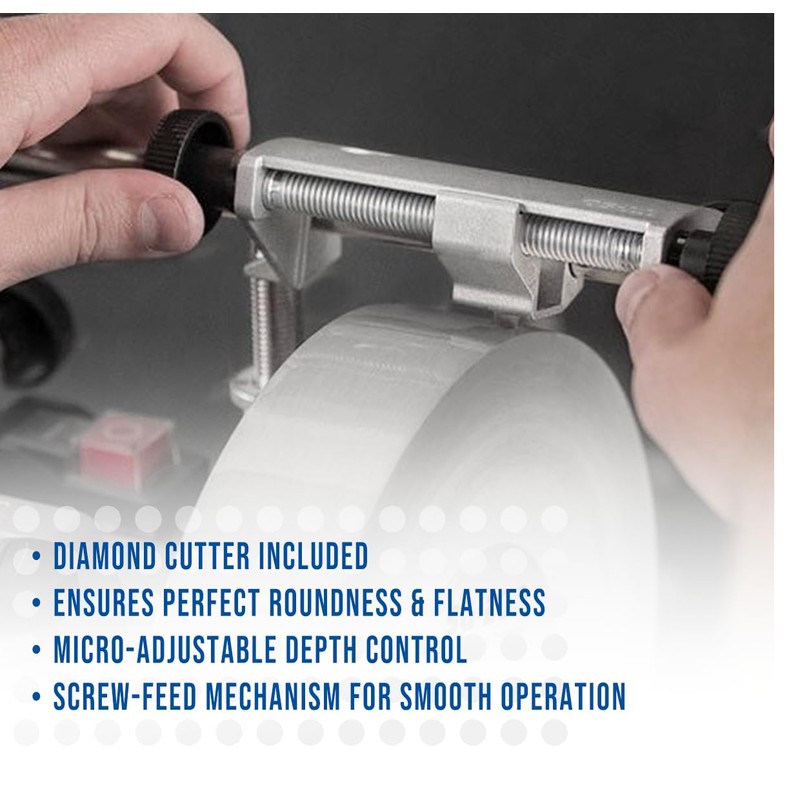 DCOMA Grindstone Truing and Dressing Tool Compatible with Tormek TT-50,