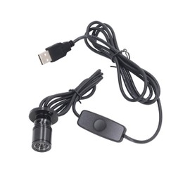 MEKOTRIN LED Spotlight Mini USB Dimmable 5V Light Under Cabinet Lighting 6.6 Ft Cable 1 Watt 3 Types(3000K, 2-Warm Light)