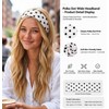 Polka Dot Headbands for Women Soft Non Slip Hair Bands
