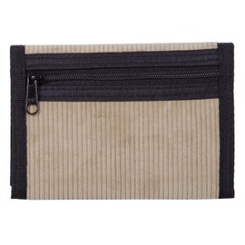 2Stoned Unisex Wallet with Velcro Fastening Made of Polyester in Various Colours, Corduroy Beige/For You, Casual