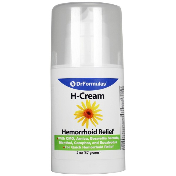 DrFormulas H Cream | Natural Herbal Formula for Extra Strength Relief (2oz)