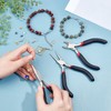 PandaHall Elite Needle Nose Pliers for Crafting, 3 Piece Set,