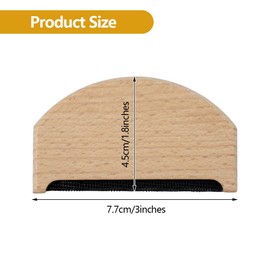 Pack of 3 Pilling Comb, Cashmere Comb, Lint Comb, 7.7 x 4.5 cm, Cashmere Comb, Wool Comb for Sweaters, Portable Lint Remover Wool Comb for Clothing, Knitwear, Cashmere Wool Scarves, Mattresses
