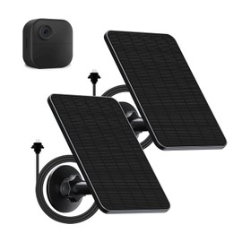 Solar Panel for Blink Camera Outdoor 4 (4th Gen), 4W Blink Solar Charger, 13FT Charging Cable, 360° Adjustable, IP65 Waterproof (2 Pack)