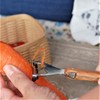 Trampalan Easy Grip Wood Handle, Lyol Olive Handle, Peeler, Made