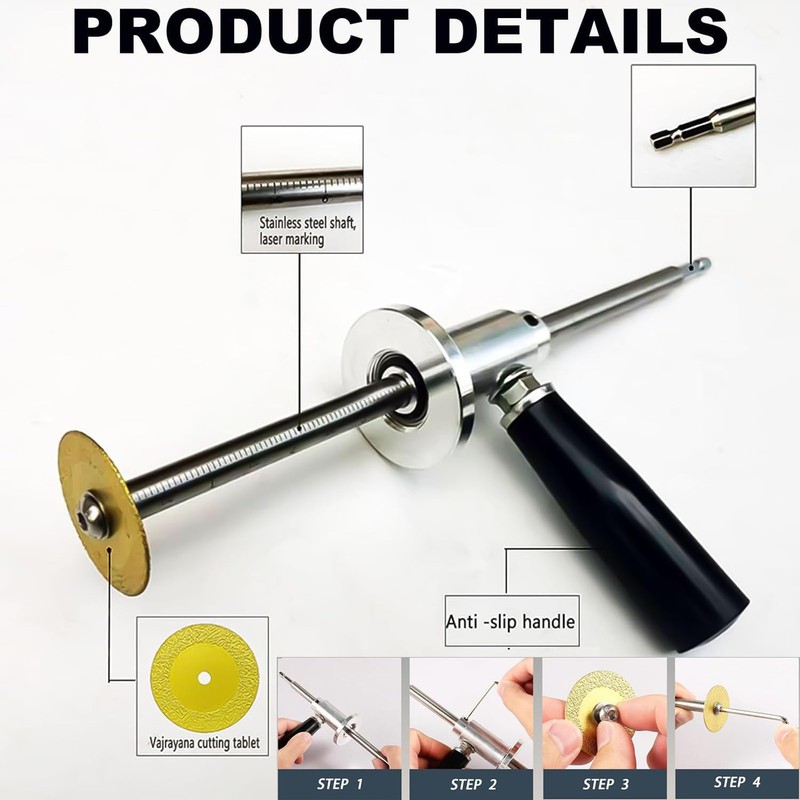 BJinegely Inside Pipe Cutter for PVC Pipe, Upgraded Versatile PVC