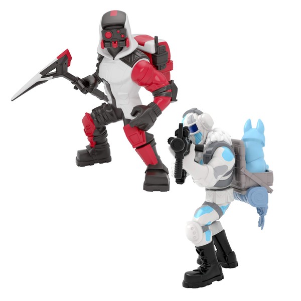 Fortnite Battle Royale Collection - Frostbite & Double Helix - 2 Pack of Action Figures, Multicolor