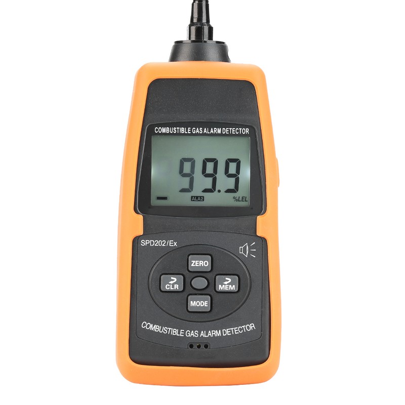 SPD202/EX Digital Combustible Gas Detector Natural LPG Coal Alarm Tester