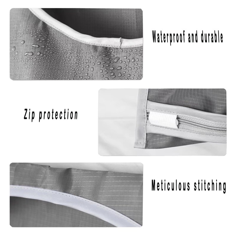 Lubrati Door Hanging Laundry Hamper Bag, Portable Clothing Storage Bag,