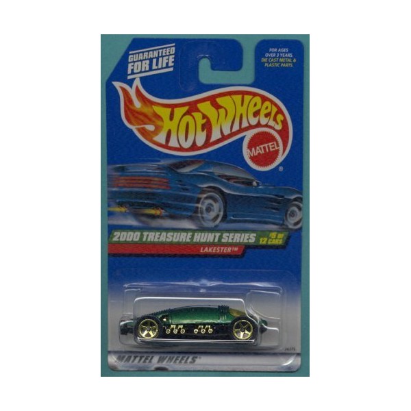 Mattel Hot Wheels 2000 Treasure Hunt 1:64 Scale Green Lakester