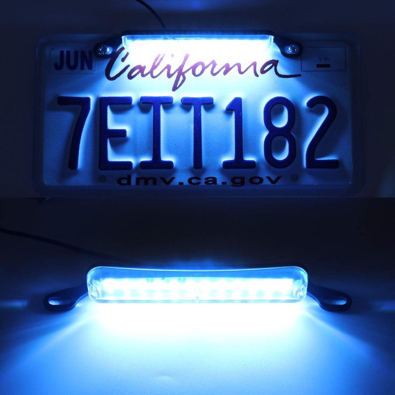 LivTee Luz de matrícula, extremadamente brillante, luces LED para placa