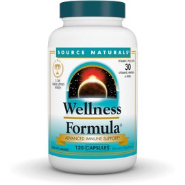 Source Naturals Wellness Formula Bio-Aligned Vitamins & Herbal Defense for Advanced Immune Support* - Dietary Supplement & Immunity Booster - 120 Capsules