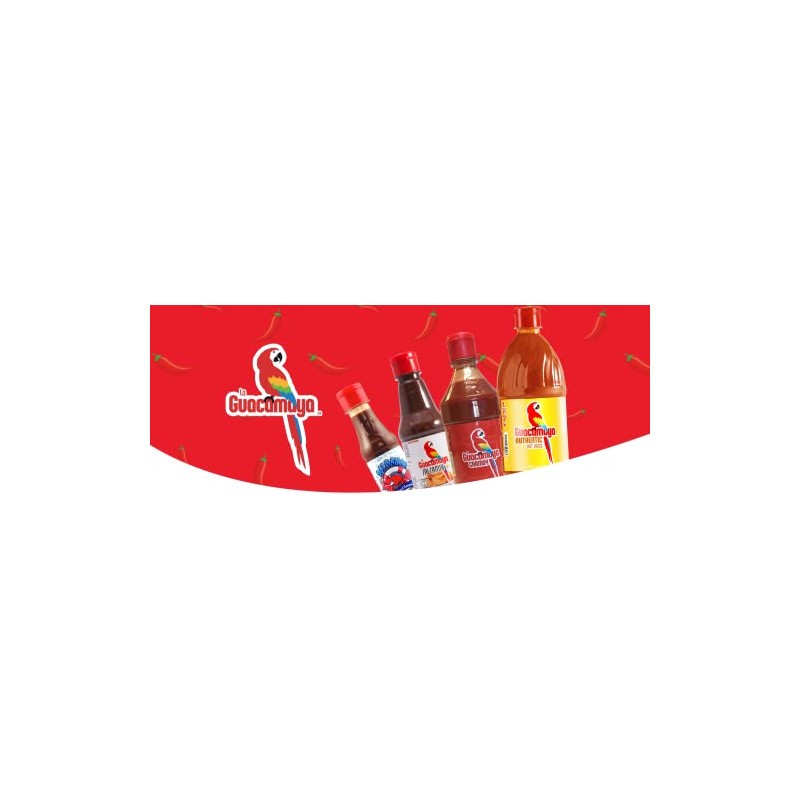 4 BOTTLES GUACAMAYA HOT SAUCE 12.34 OZ Le da el