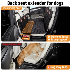 YJGF Large Dog Car Seat Large Size Dog,Pet Car Seat Cover for Back Seat Extende,Pet Booster