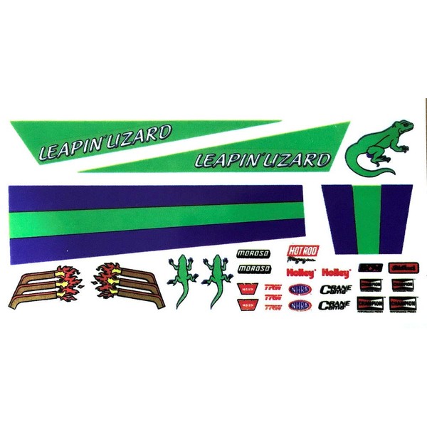 Leaping Lizard Decals