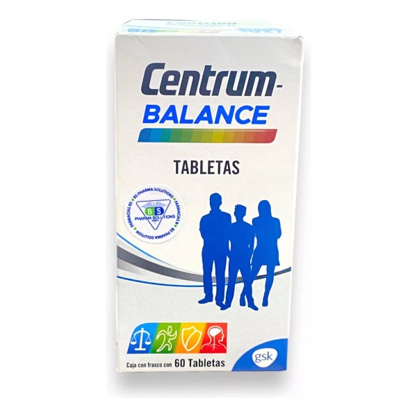 Centrum Balance C/60 Tabletas / Multivitaminico Familiar