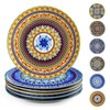 getstar Dinner Plates Set of 6, 10.5 Inch Ceramic Plates,