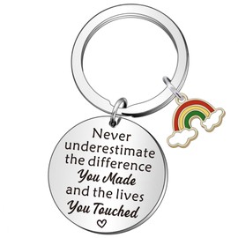 QMVMV Leaving Gifts for Colleagues Thank You Colleague Keyring for Women Men Party Birthday Wedding Christmas Gifts