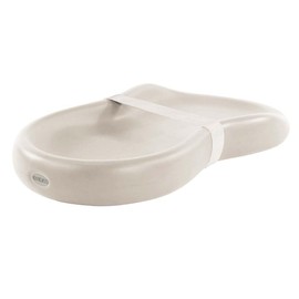 Keekaroo Peanut Changer Baby Vanilla – The Original Made in USA Easy-to-Clean Changing pad and The only Shell Over Foam, Fully Water Repellant, Wipeable Diaper pad, Wipe-Clean Changing pad