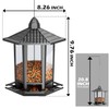 Birdream 2 Pack Bird Feeders for Outdoor Hanging, Retro Pagoda