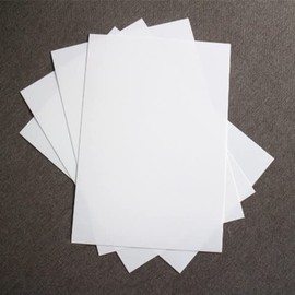 10 Sheets of Shrink Wrap, Shrink Wrap or Magic Paper, Printable with Inkjet Printer, Size A4, Magic Plastic (White)