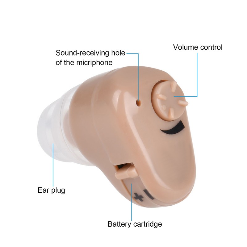Mini Sound Amplifier Noise Reduction Soft Silicone Wireless Elderly Ear