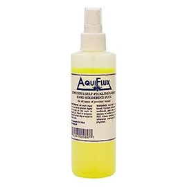 Aquiflux Self Pickling Flux for Precious Metals Gold Silver Jewelry and Hard Soldering 8 Oz (Half Pint)
