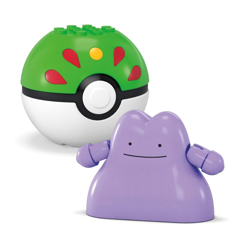 MEGA Pokémon - 2 Poké Balls con Pikachu e Ditto,