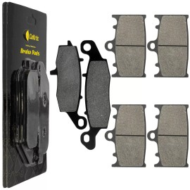 Caltric Front and Rear Brake Pads for Kawasaki Vulcan 1700 VN1700 Voyager ABS 2009-2019