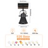 SEEBLEN 2-Light Track Light Fixtures, Adjustable Ceiling/Wall Mount, Industrial Black