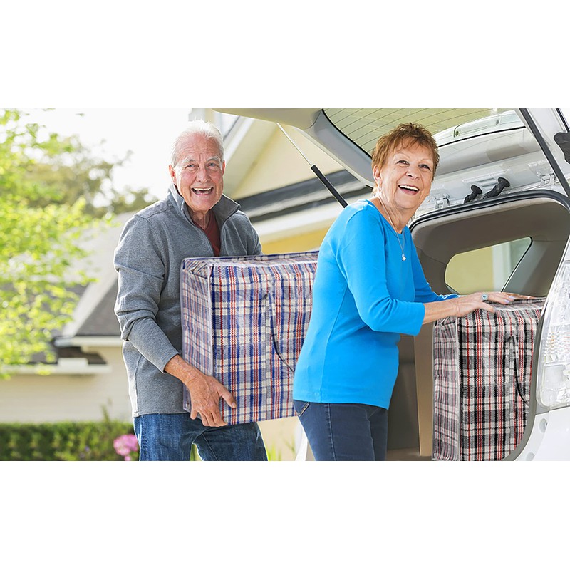 Hiceeden 9 Pack 108L Checkered Moving Storage Bags, Extra Large