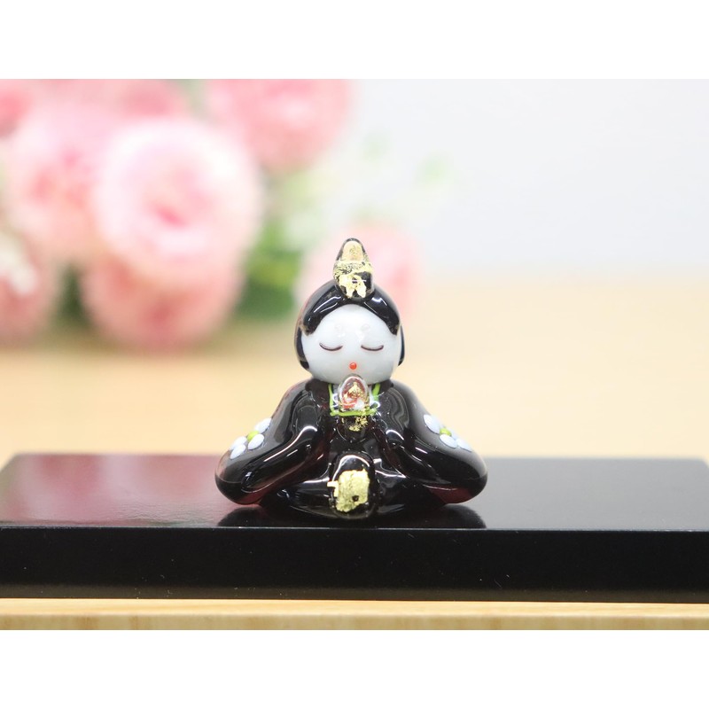 Glass Square, Cute Glass Hina Dolls, Imperior, Large