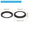 PATIKIL 2pcs 46mm-55mm Metal Step Up Ring Camera Lens Filter