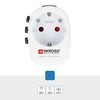 Skross Travel Adapter World PRO+ USB Earthed