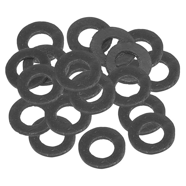 PATIKIL M5 Rubber Flat Washer, 20 Pack 5mm ID 12mm