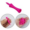 LWMLWM Pack of 100 Pink Golf Tees, 57 mm Plastic