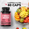 Kit 1 Multivitaminico Mujer + 1 Magnesio Complex Sabor Sin