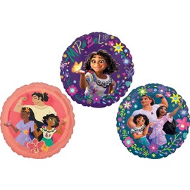 Anagram 17" Encanto Mirabel Isabela and Luisa Birthday Party Supplies 3 Foil Balloons Bouquet Decorations