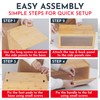 Culinary Couture Bamboo Bread Box for Kitchen Countertop - Large