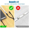 AGVEE 5ft USB-C Male to Lightning Female Charging Pencil Adapter