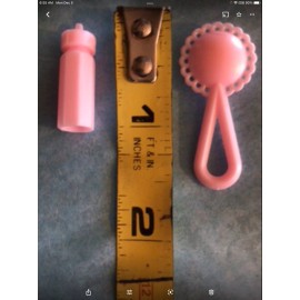 Unbranded Mini Blue Stroller For LOL Surprise Baby Doll With Bottle And Rattle (NO DOLLS)