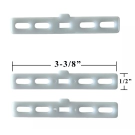 Does Not Apply 24 VERTICAL BLIND Fabric Inserts - for Top Pocket to Hold Vanes on Track -Saver