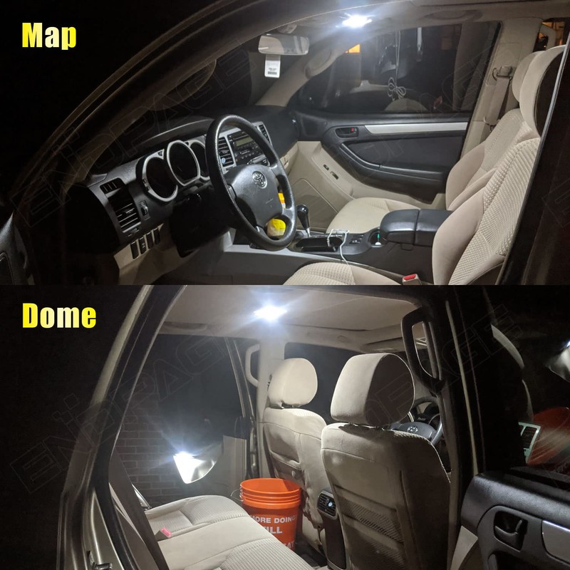 ENDPAGE 9-Pieces 4Runner LED Interior Light Kit Package for Toyota