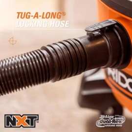 Wet/Dry Shop Vacuums 1-7/8 in. x 14 ft. Tug-A-Long Locking Vacuum Hose for RIDGID Wet/Dry Shop Vacuum