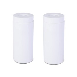 2 Pieces White Dish Soap Squeeze Bottle,Refillable Silicone Dish Squeeze Soap Dispenser for Dishwashing,Silicone Shampoo Dispense for Washing Shampoos Conditioner etc,Easy to Fill, to Dispense