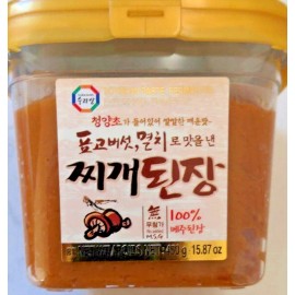 Wang Sura Korean Fermented Seasoned Soybean Stew Sauce Paste 찌개된장 450g Seasoning