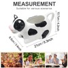 Ceramic Gravy Boat, 11oz/300ml White Gravy Boat Milk Cow Sauce
